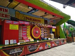 Chocoladerad Kermis Spel Huren